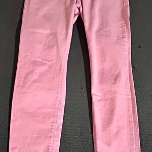 Beautiful!! CORAL PINK SZ 4 White House Black Market Skinny Jeans
